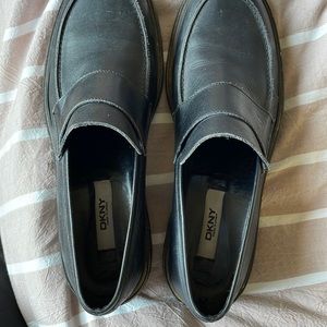 Leather DKNY loafers